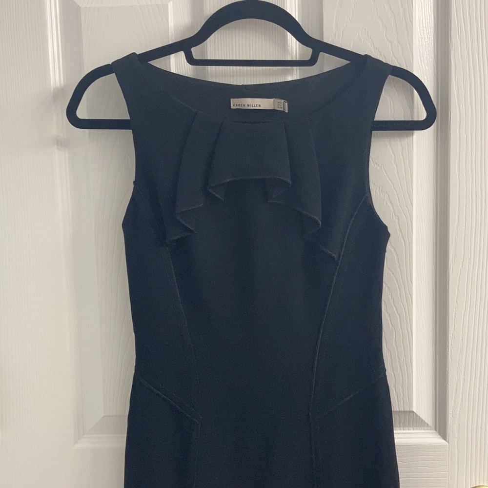 Karen Millen Black Knee Length dress